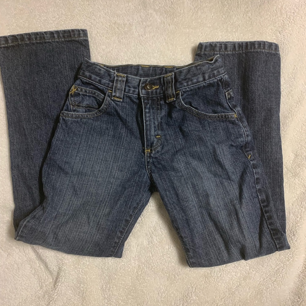 Boys Wrangler jeans size 10 slim with adj waist